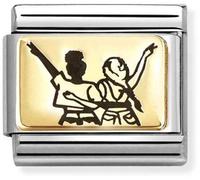 Nomination CLASSIC Gold Concert Friends Charm 030166/41