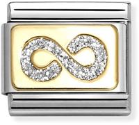 Nomination Gold Glitter Infinity