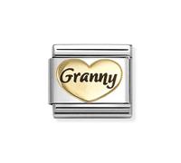 Nomination Gold Granny Heart Charm