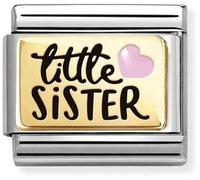 Nomination CLASSIC Gold Little Sister Charm 030289/06