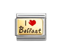 Nomination Gold Love Belfast Charm