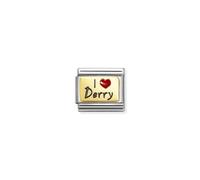 Nomination Gold Love Derry Charm