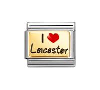 Nomination Gold Love Leicester Charm