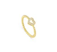 Nomination Gold Lovecloud Heart Ring - 55