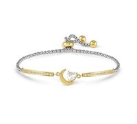 Nomination Gold Milleluci Moon CZ Heart Bracelet