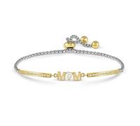 Nomination Milleluci Mum with CZ Gold Tone Adjustable Bracelet 7.2 x 0.49cm, 14-19cm
