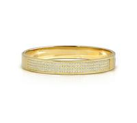 Nomination Gold Pretty Bangles White Pavé Chunky Bangle Small