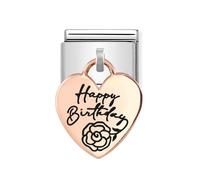 Nomination CLASSIC Composable Rose Gold Happy Birthday Heart Pendant Charm 431803/06