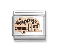 Nomination CLASSIC Rose Gold Happy Campers Caravan Charm 430202/22