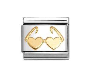 Nomination Heart Glasses Charm