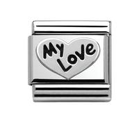 Nomination CLASSIC Silvershine Symbols Heart My Love Charm 330101/09