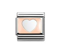 Nomination Heart on Rose Gold