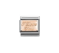 Nomination CLASSIC Rose Gold Plates I Love You Charm 430101/30