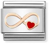 Nomination CLASSIC Composable Infinity Red Heart Charm 430202/12