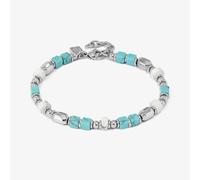 Nomination InstinctStyle Stainless Steel, Turquoise & White Stone Infinity Bracelet 027936/099