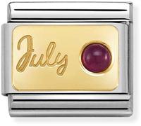 Nomination July Ruby Birthstone Charm