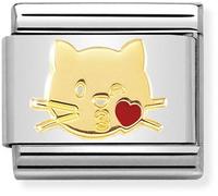 Nomination Kissing Cat Charm