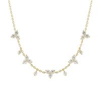 Nomination Life Bouquet CZ Gold Tone Adjustable Necklace 0.67 x 0.65cm, 44cm