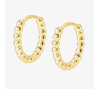 Nomination Lovecloud Gold Tone Plated Dotted Circle Hoop Earrings 240505/012