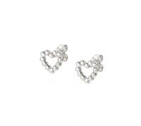 Nomination Lovecloud Heart Sterling Silver Stud Earrings 0.7x0.6cm