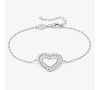 Nomination Lovecloud Sterling Silver Stone Set Heart Bracelet 240502/009