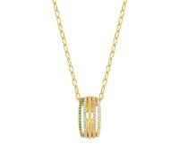 Nomination Lovelight Gold Rainbow Necklace - 46cm