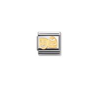 Nomination Theatre Masks Charm - Stainless Steel