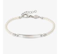Nomination Messaggi D'Amore Engravable Plate Pearl Bracelet 241201/058