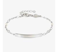 Nomination Messaggi D'Amore Engravable Plate White Cubic Zirconia Bracelet 241203/058
