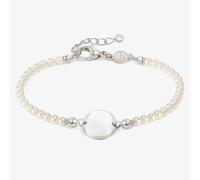 Nomination Messaggi D'Amore Engravable Round Disc Pearl Bracelet 241201/016