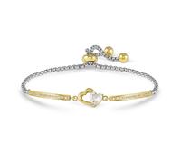 Nomination Gold Milleluci CZ Heart Bracelet