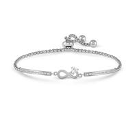 Nomination Silver Milleluci Infinite CZ Heart Bracelet