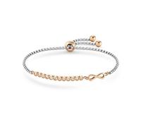 Nomination Milleluci Two-Tone Cubic Zirconia Infinity Toggle Bracelet 028009/024