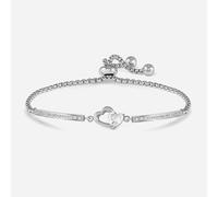 Nomination Milleluci Silver Double Heart Toggle Bracelet 028019/022