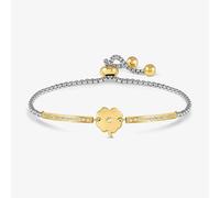 Nomination Milleluci Silver & Gold Clover Toggle Bracelet 028018/006