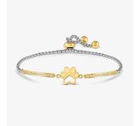 Nomination Milleluci Silver & Gold Paw Print Toggle Bracelet 028018/013