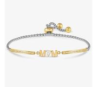 Nomination Milleluci Mum with CZ Gold Tone Adjustable Bracelet 7.2 x 0.49cm, 14-19cm