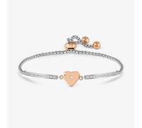 Nomination Milleluci Silver & Rose Gold Heart Toggle Bracelet 028017/022