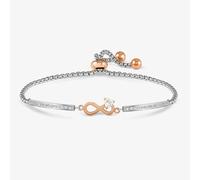 Nomination Milleluci Silver & Rose Gold Infinity Heart Toggle Bracelet 028020/024