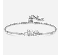 Nomination Silver Milleluci Best Friends Heart CZ Bracelet