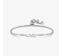 Nomination Milleluci Silver Tone Cubic Zirconia Love Toggle Bracelet 028022/001