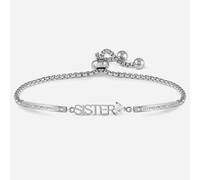 Nomination Silver Milleluci Sister Heart CZ Bracelet