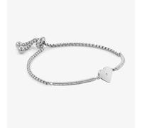 Nomination Milleluci Stainless Steel Heart Toggle Pave Half Bangle 028003/022