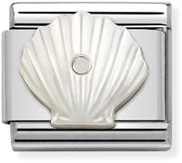 Nomination CLASSIC Composable Sterling Silver Mother of Pearl Shell Charm 330509/11
