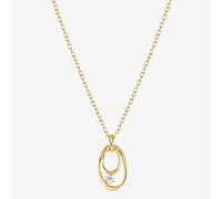 Nomination My Rebel Art Gold Tone Double Oval Pendant Necklace 242806/055