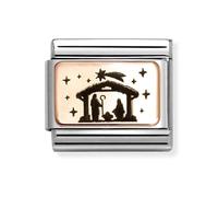 Nomination Nativity Rose Gold Charm