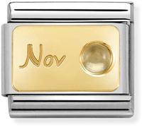 Nomination November Citrine Birthstone Charm