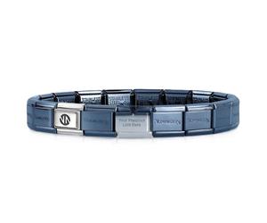 Nomination Original Composable Blue Classic Bracelet Base Links 16 - Medium