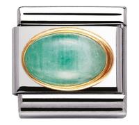 Nomination CLASSIC Gold Oval Emerald Charm 030504/09