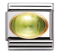 Nomination Oval Peridot Charm - Stainless Steel